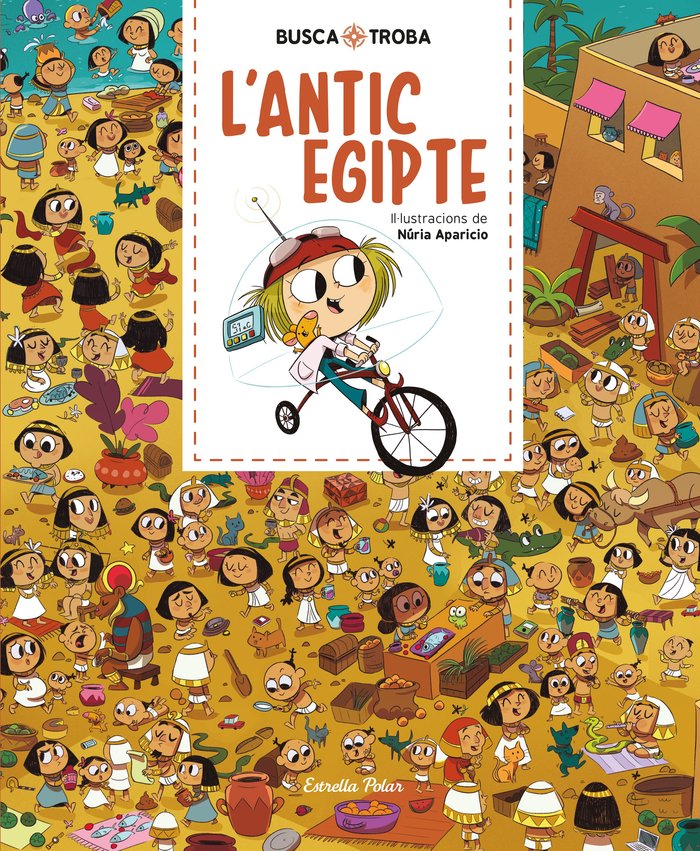 Busca i troba. L'antic Egipte, de Núria Aparicio | portada del libro