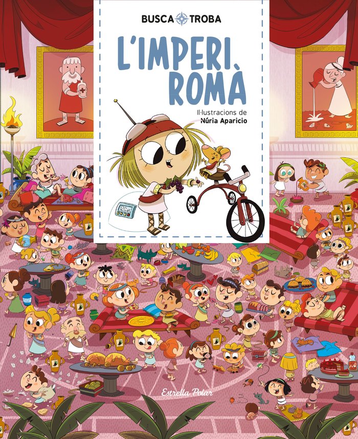 Busca i troba. L'Imperi romà, de Núria Aparicio | portada del libro