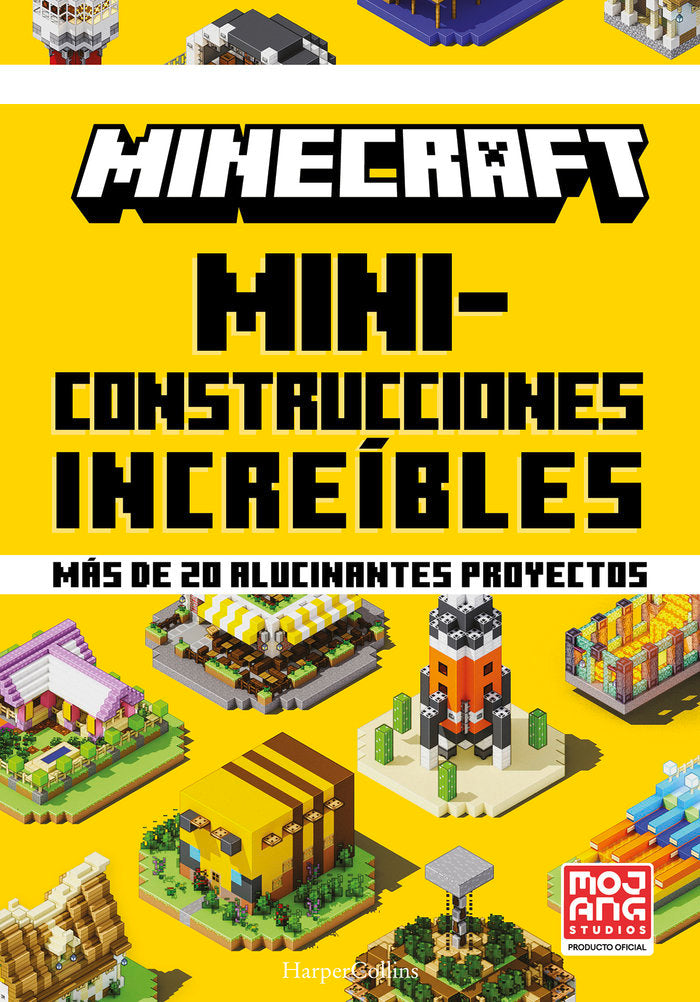 MINECRAFT MINICONSTRUCCIONES INCREIBLES, de AB, MOJANG | portada del libro