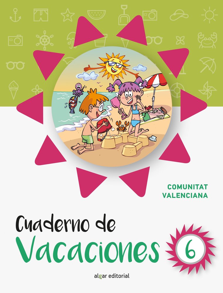 Cuaderno de vacaciones 6 (Comunidad Valenciana), de Jose Ángel Labari | portada del libro