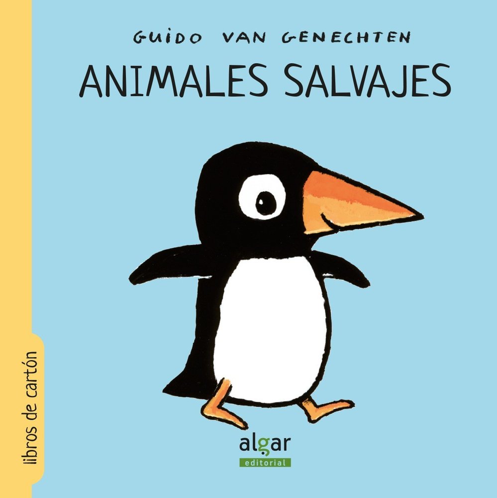 ANIMALES SALVAJES LETRA IMPRENTA, de Van Genechten | portada del libro
