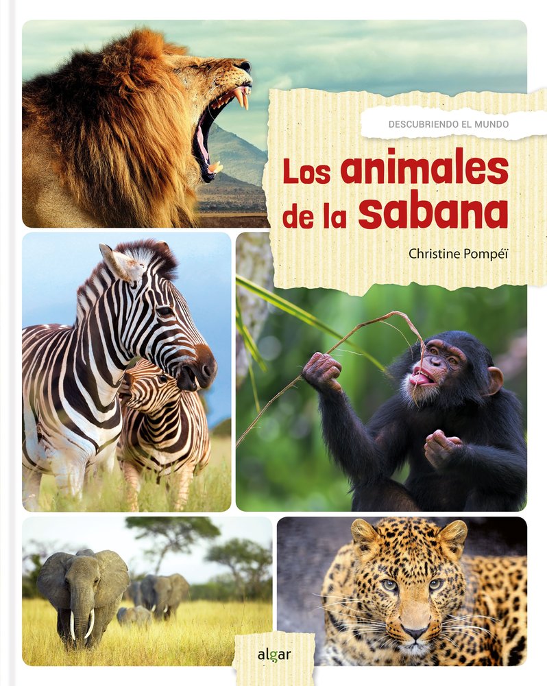 Los animales de la sabana, de Pompéï, Christine | portada del libro