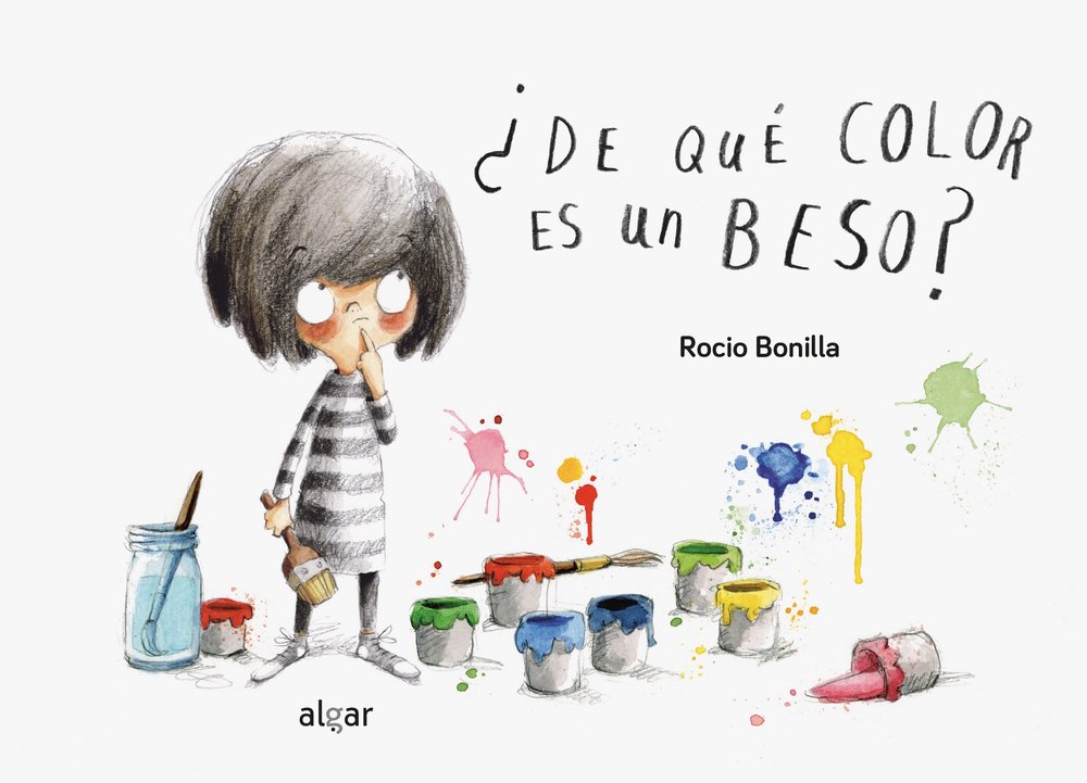 ¿De qué color es un beso?, de Rocio Bonilla | portada del libro