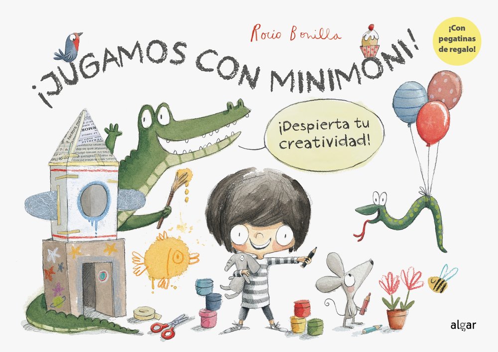 ¡Jugamos con Minimoni! ¡Despierta tu creatividad!, de Bonilla Raya, Rocio | portada del libro