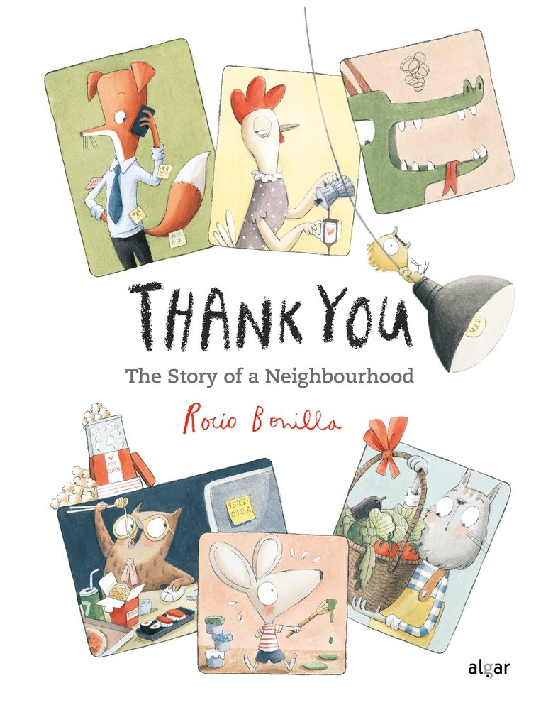 THANK YOU, STORY OF A NEIGHBOURHOOD, de BONILLA,ROCIO | portada del libro