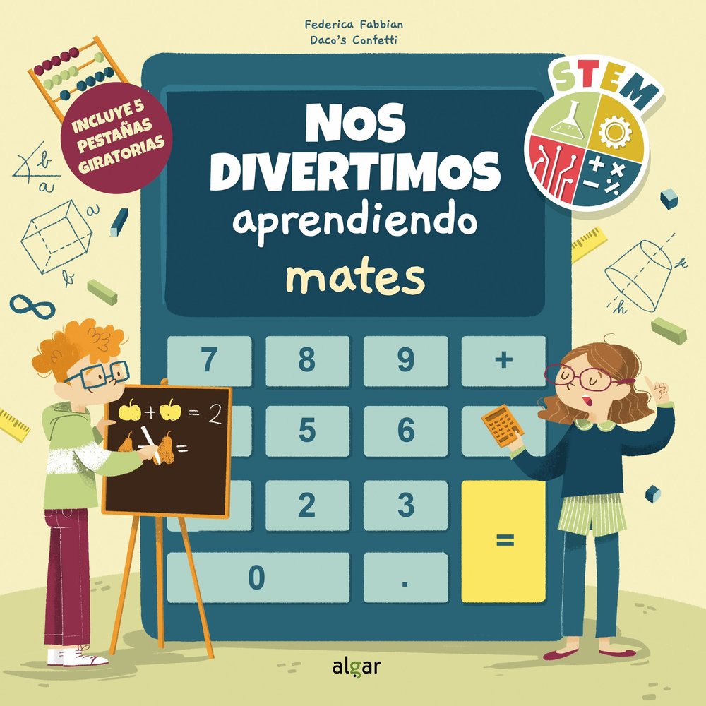 Nos divertimos aprendiendo mates, de CONFETTI, DACO'S | portada del libro