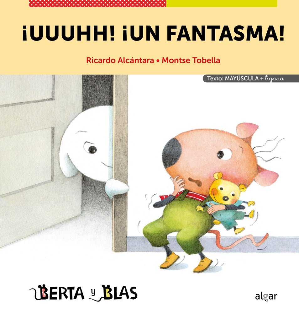 UUUHH UN FANTASMA MAYUSCULAS Y LIGADAS, de RICARDO ALCANTARA | portada del libro