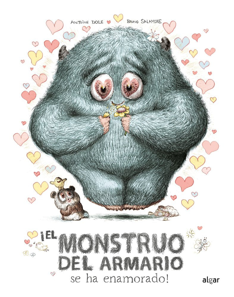 EL MONSTRUO DEL ARMARIO SE HA ENAMORADO, de ANTOINE DOLE | portada del libro