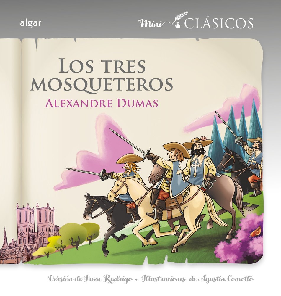 Los tres mosqueteros, de ALEXANDRE DUMAS | portada del libro