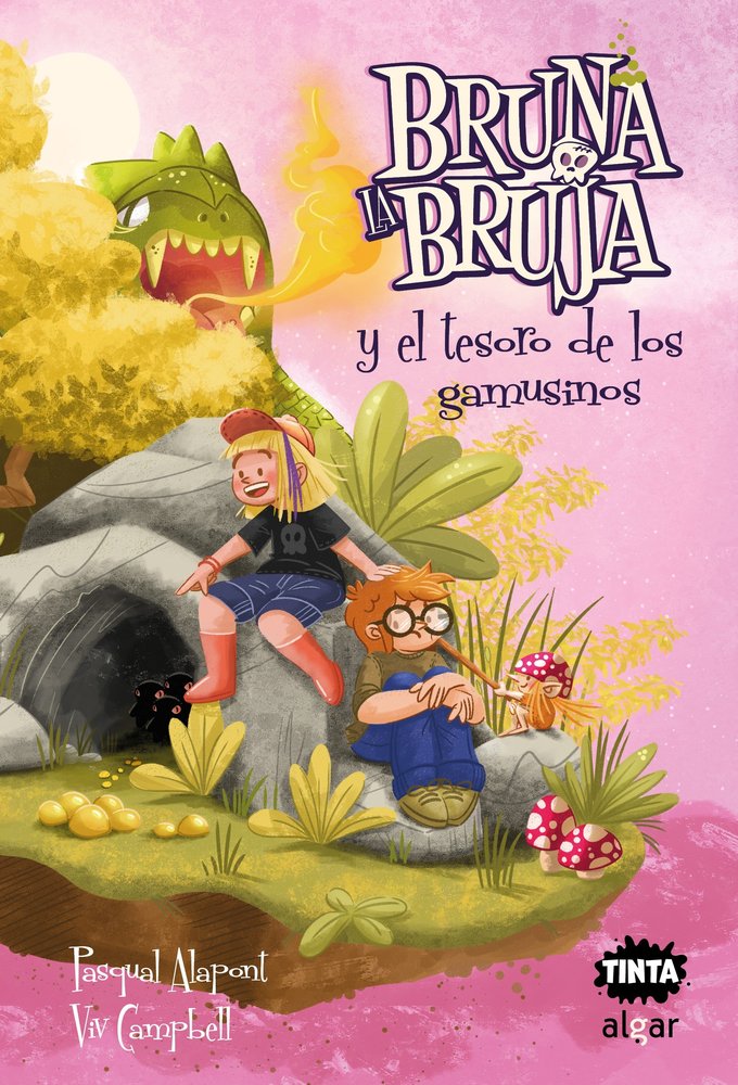 Bruna la bruja y el tesoro de los gamusinos, de PASQUAL ALAPONT | portada del libro