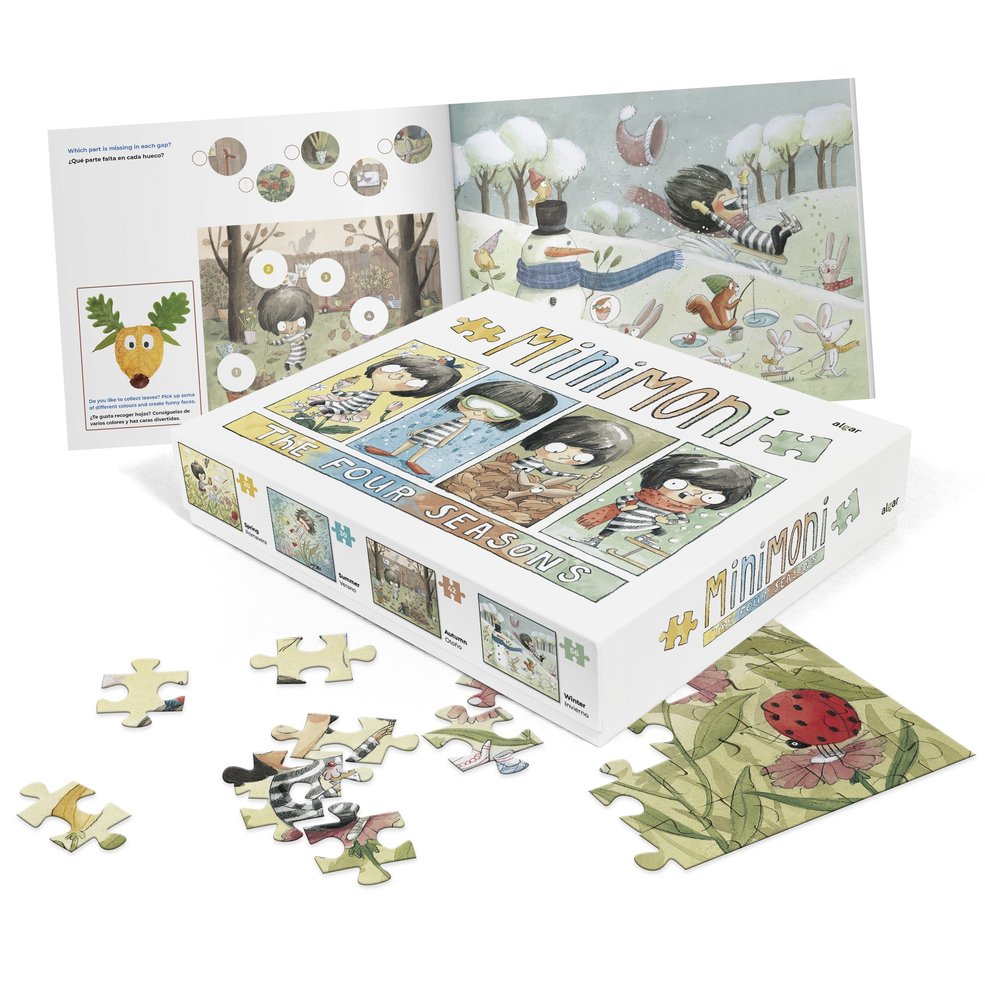 MINIMONI AND THE FOUR SEASONS, de AA.VV. | portada del libro