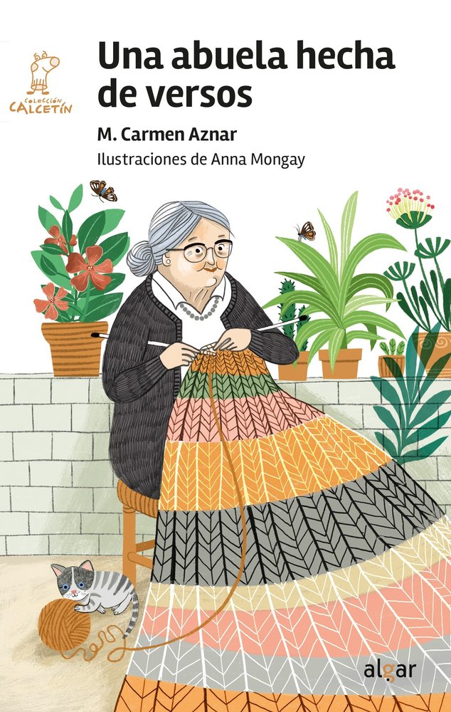 UNA ABUELA HECHA DE VERSOS, de M CARMEN AZNAR | portada del libro