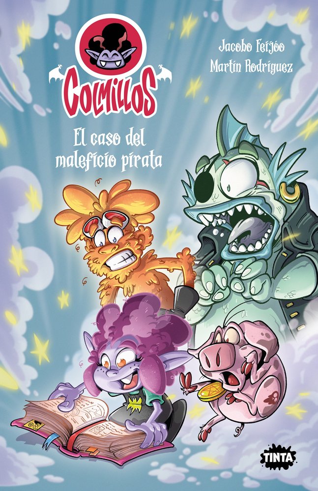 COLMILLOS 4. EL CASO DEL MALEFICIO PIRATA, de JACOBO FEIJOO | portada del libro
