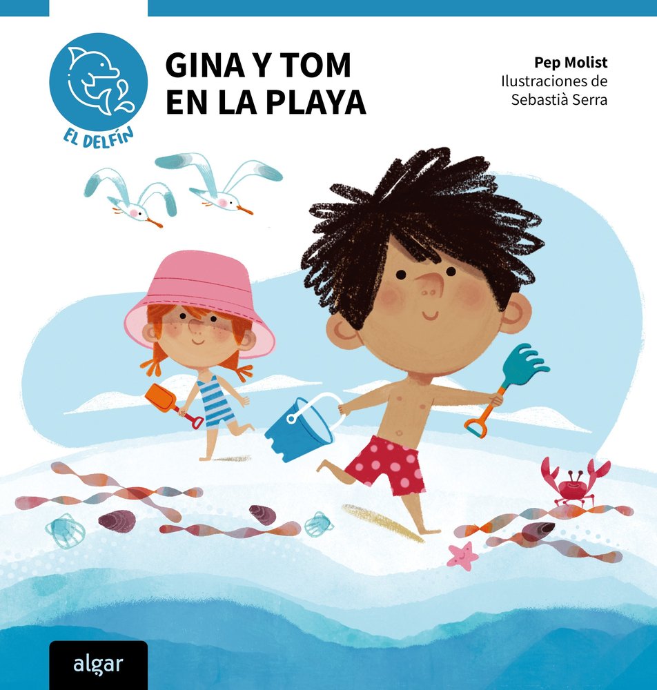 Gina y Tom en la playa, de Pep Molist | portada del libro