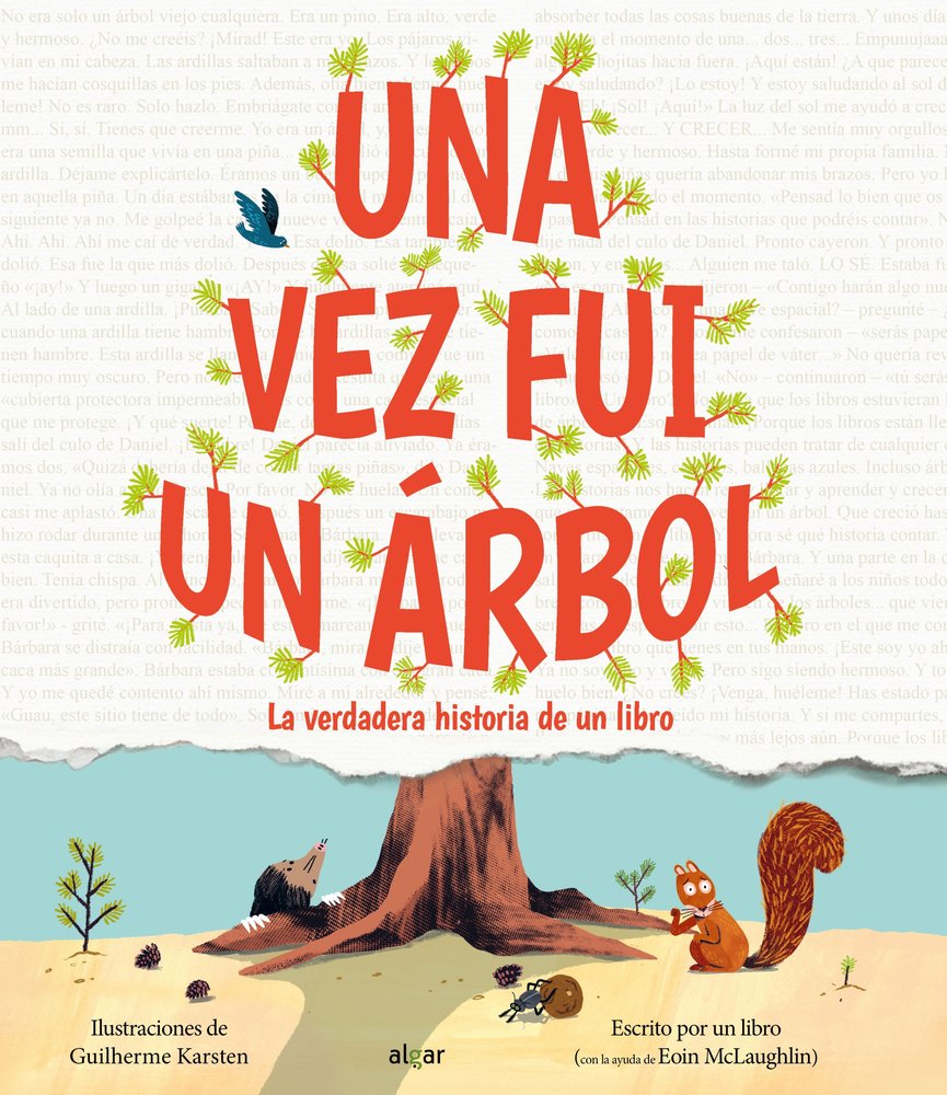 UNA VEZ FUI UN ARBOL, de , EOIN MCLAUGHLIN | portada del libro