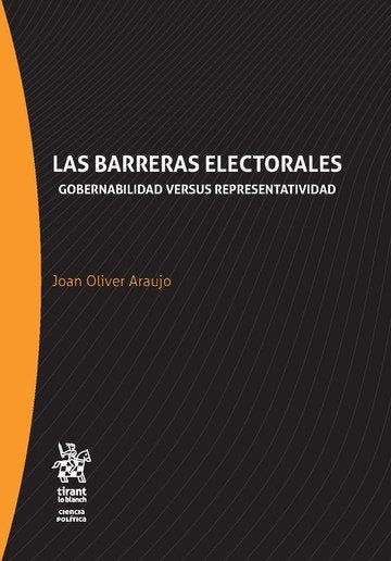 Las Barreras Electorales, de OLIVER ARAUJO | portada del libro