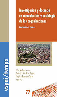 Investigación y docencia en comunicación y sociología de las organizaciones | portada del libro
