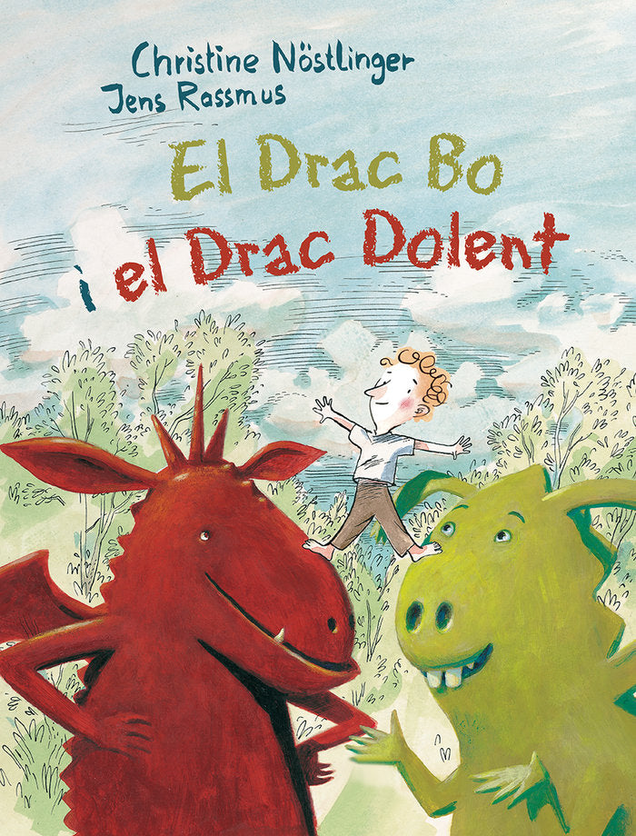 El drac bo i el drac dolent, de NÖSTLINGER, CHRISTINE | portada del libro