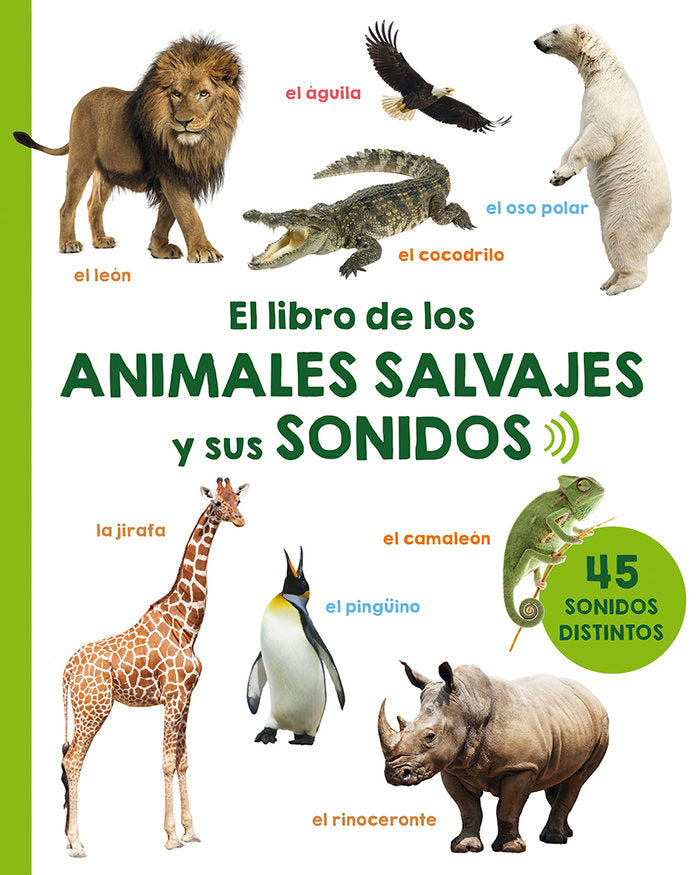 El libro de los animales salvajes y sus sonidos, de Varios autores | portada del libro