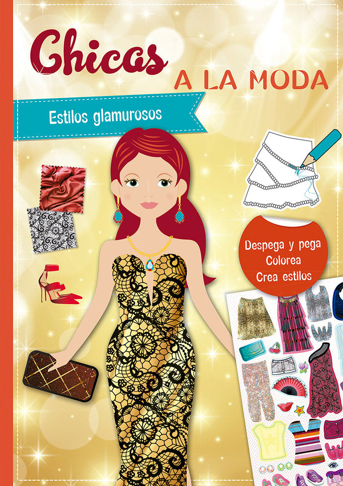 Pegatinas - Chicas a la moda. Estilos gamurosos, de Schindler, Eva | portada del libro