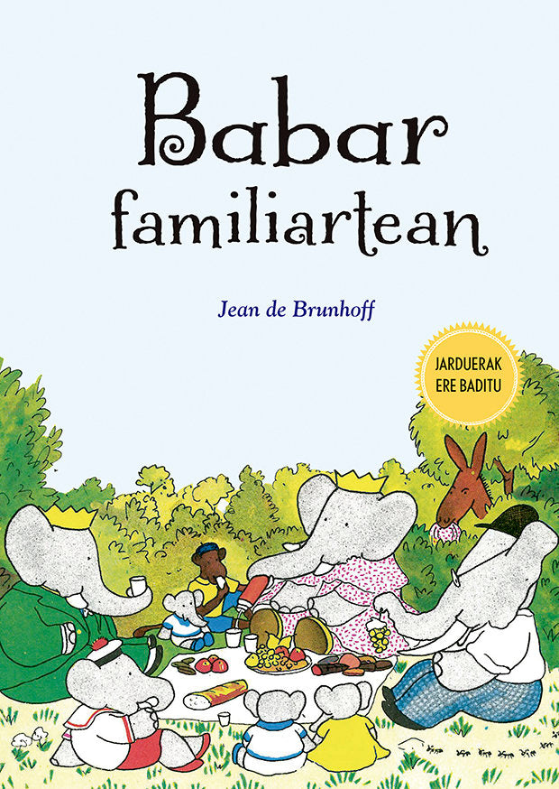 Babar familiartean, de DE BRUNHOFF, JEAN | portada del libro