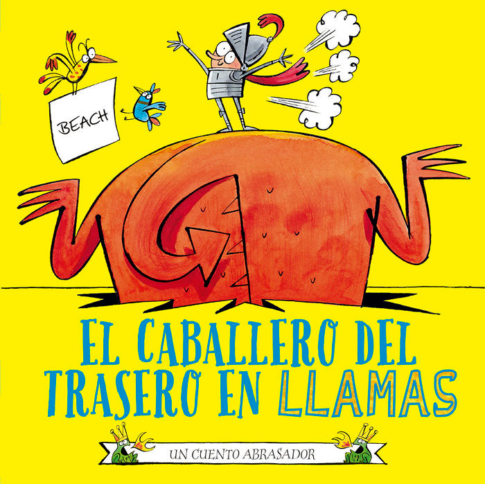 El caballero del trasero en llamas, de BEACH | portada del libro