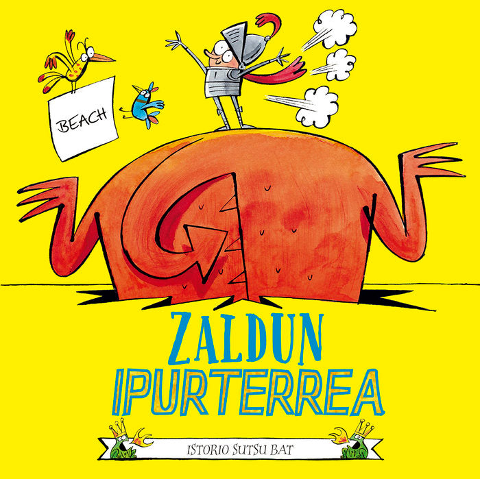 Zaldun ipurterrea, de BEACH | portada del libro
