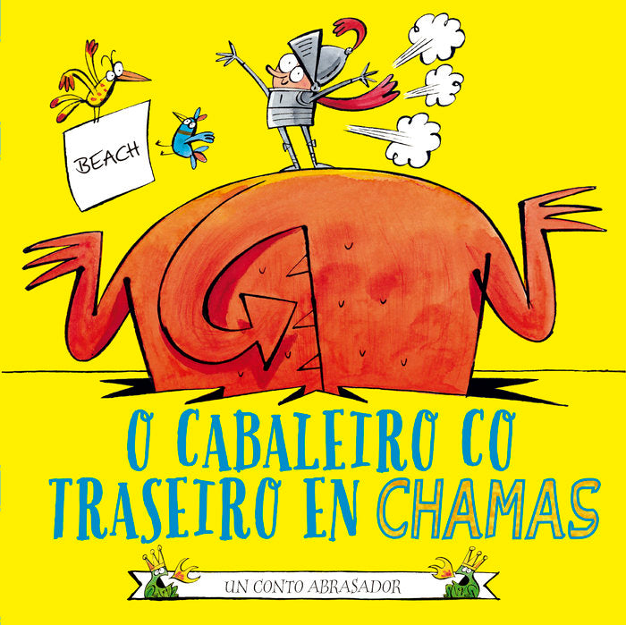 O cabaleiro co traseiro en chamas, de BEACH | portada del libro