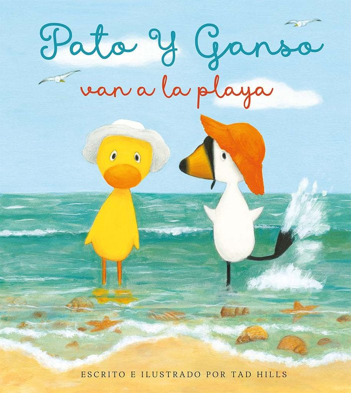 PATO Y GANSO VAN A LA PLAYA, de HILLS, TAD | portada del libro