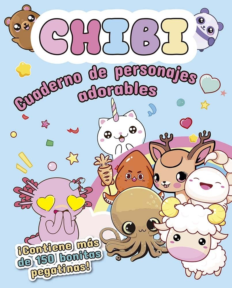 CHIBI -CUADERNO DE PERSONAJES ADORABLES, de VARIOS AUTORES | portada del libro
