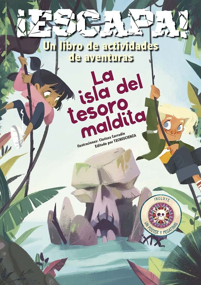 ¡ESCAPA! LA ISLA DEL TESORO MALDITA, de , TECNOSCIENZA | portada del libro