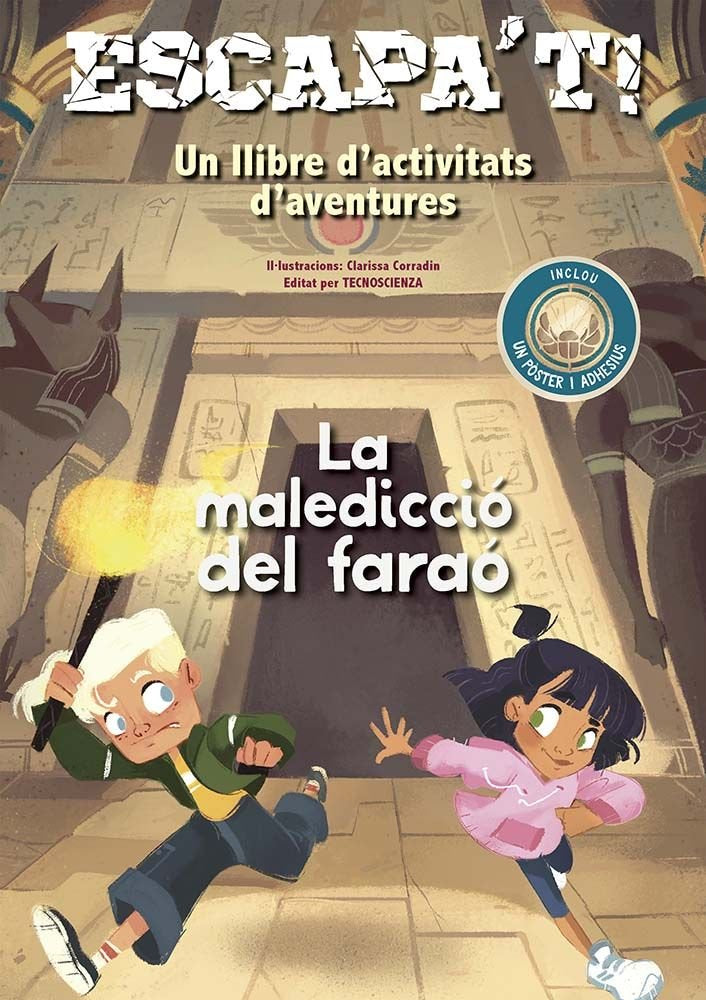 ESCAPA´T! LA MALEDICCIO DEL FARAO, de , TECNOSCIENZA | portada del libro