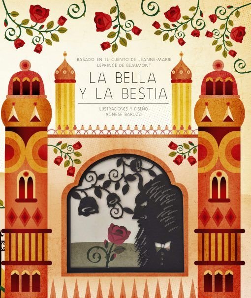 La bella y la bestia, de Agnese Baruzzi | portada del libro