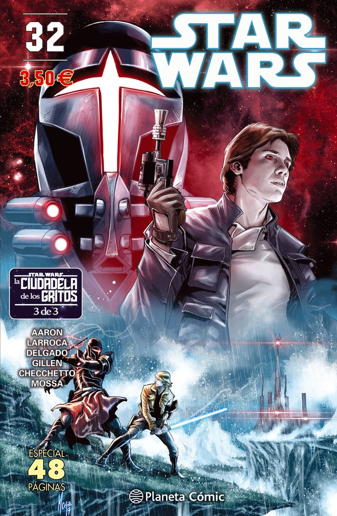 Star Wars nº 32/64 (La Ciudadela de los Gritos nº 03/03), de Aaron | portada del libro