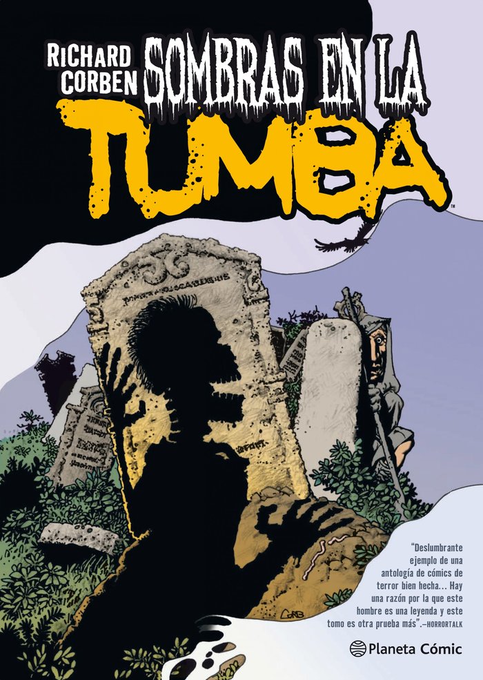 Sombras en la tumba, de Corben | portada del libro