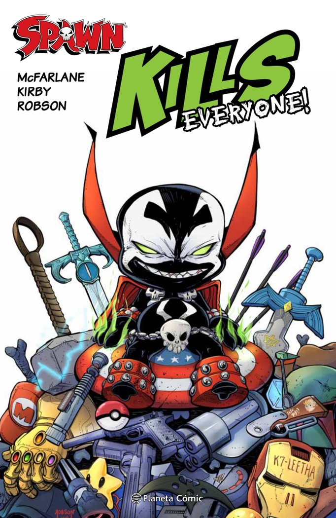 SPAWN KILLS EVERYONE, de TODD MCFARLANE | portada del libro