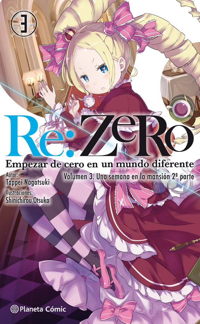 Re:Zero nº 03 (novela), de Nagatsuki, Tappei | portada del libro