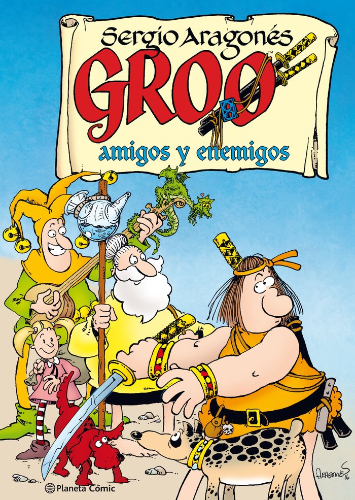 Groo Amigos y enemigos, de Aragones, Sergio | portada del libro