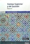 Temario V Cuerpo Superior de Administradores Cuerpo de Gestión de la Junta de Andaluc¡a, de OBRA COLECTIVA | portada del libr