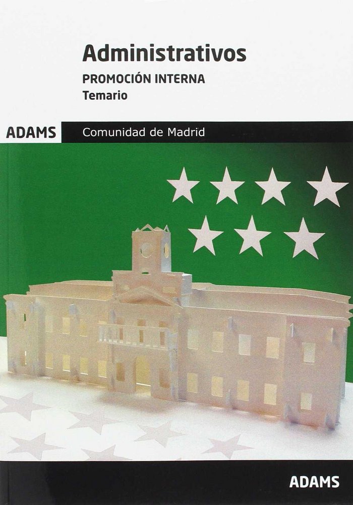 Temario Administrativos Promoción Interna de la Comunidad de Madrid., de OBRA COLECTIVA | portada del libro