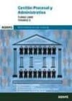 Temario 3 Gestión Procesal y Administrativa, turno libre, de Varios autores | portada del libro