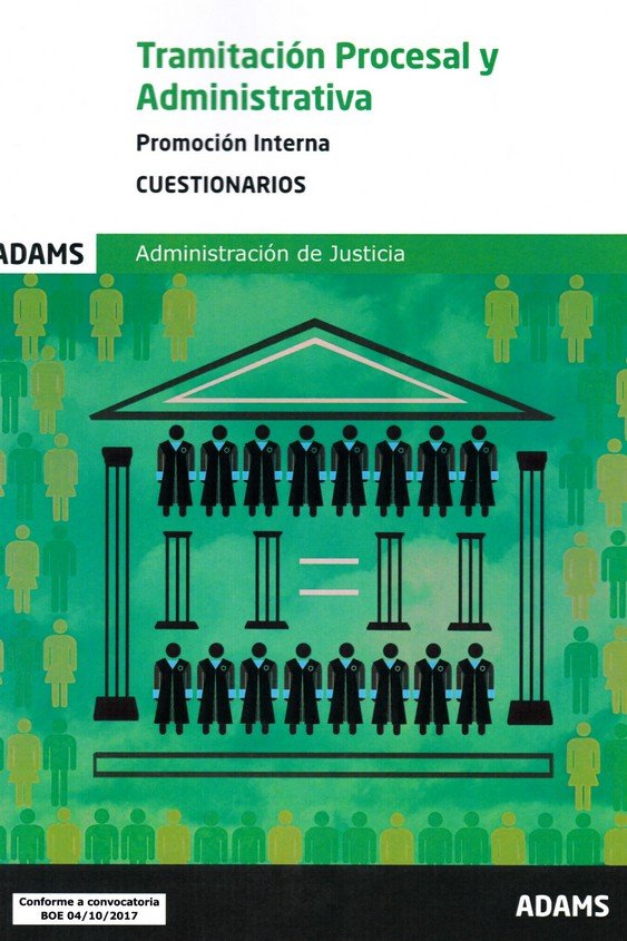 Cuestionarios Tramitación Procesal y Administrativa, promoción interna, de OBRA COLECTIVA | portada del libro