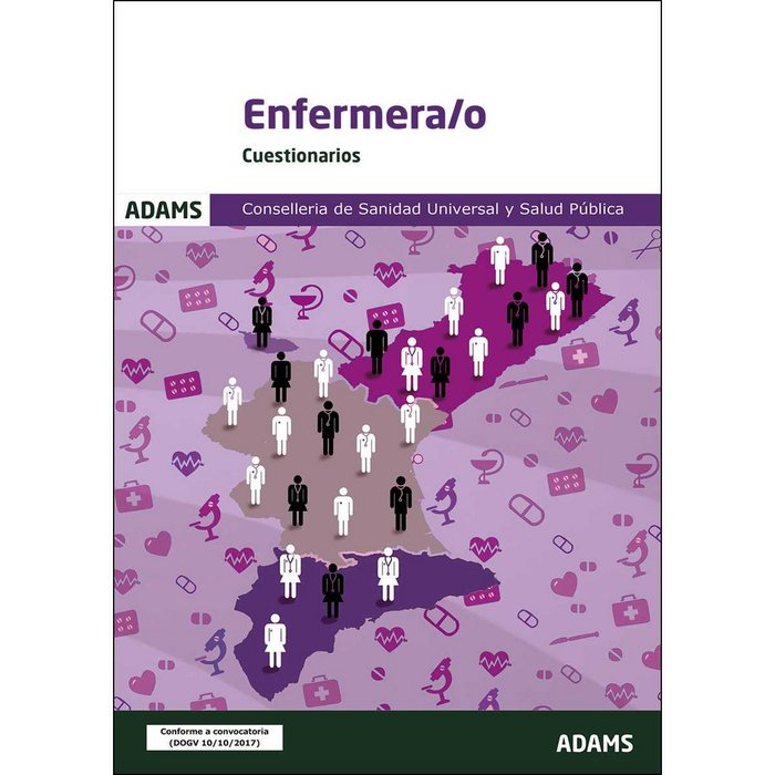 Cuestionarios Enfermera/o Conselleria de Sanidad Universal y Salud Pública, de Obra colectiva | portada del libro