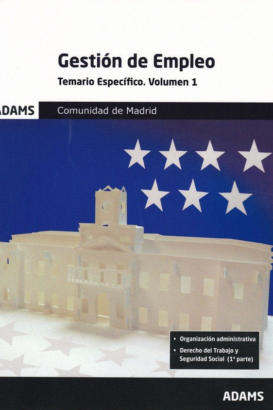 Temario Espec¡fico 1 Gestión de Empleo de la Comunidad de Madrid, de AA.VV. | portada del libro
