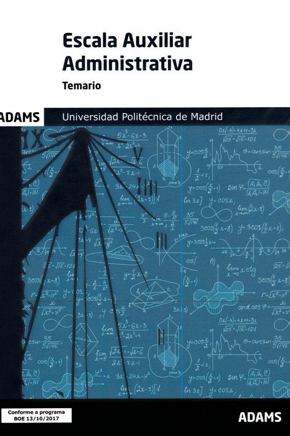 Temario Escala Auxiliar Administrativa de la Universidad Politécnica de Madrid, de OBRA COLECTIVA | portada del libro