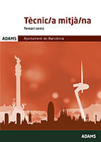 Temari Tècnic/a mitjà/na. Ajuntament de Barcelona, de Obra colectiva | portada del libro
