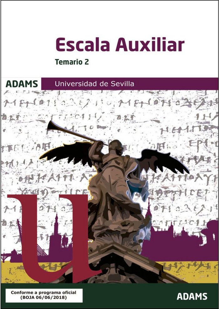 Temario 2 Escala Auxiliar Universidad de Sevilla, de Varios autores | portada del libro