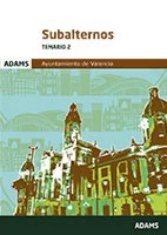 Cuestionarios Subalternos Ayuntamiento de Valencia, de Obra colectiva | portada del libro