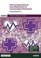 Temari Espec¡fic 1 Tècnic/a Especialista de Grau Mitjà Sanitari en Cures Auxiliars d?Infermeria Inst, de AA.VV. | portada del