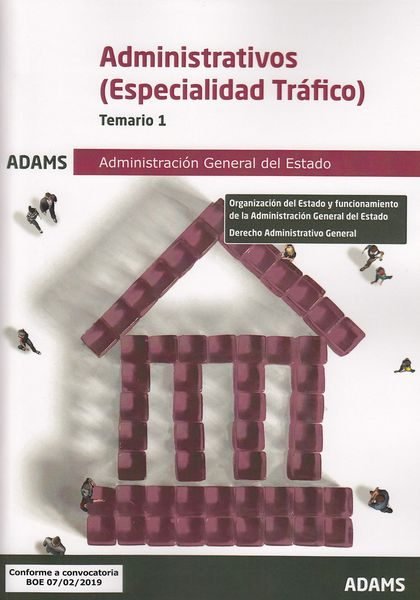 019 T1 ADMINISTRATIVOS TRAFICO ADMINISTRACION GENERAL ESTADO | portada del libro